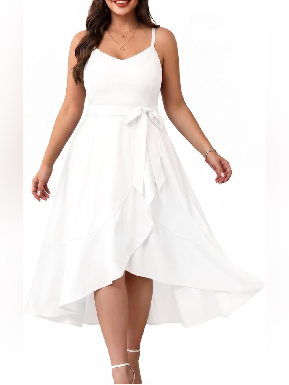 Pinup Fashion Plus Size Cocktail Party Wedding Guest Semi Formal Midi Dress